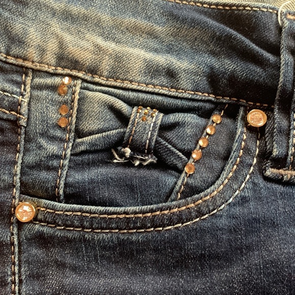 Rhinestone denim jeans - Picture 3 of 6